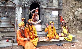 sadhus-350×210 discover yoga and wellness on your tailormade India tour packages